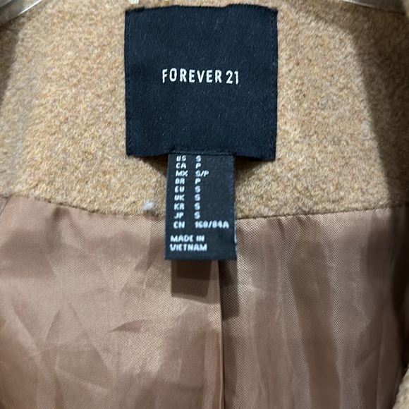 Camel forever 21 toggle coat - Picture 4 of 6